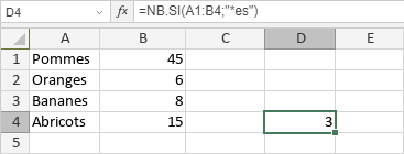 Fonction NB.SI