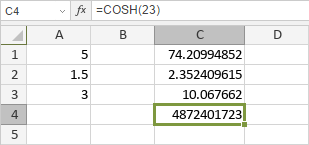 COSH Function