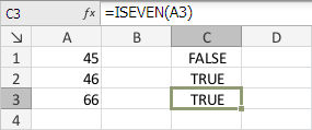 ISEVEN Function