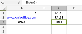 ISNA Function