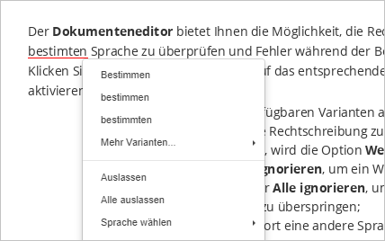 Rechtschreibprüfung