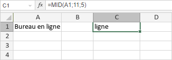 Fonction MID/MIDB