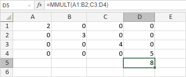 Fonction MMULT