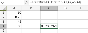 Fonction LOI.BINOMIALE.SERIE