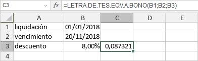 Función LETRA.DE.TES.EQV.A.BONO