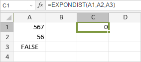 EXPONDIST Function