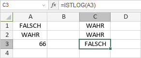 ISTLOG-Funktion